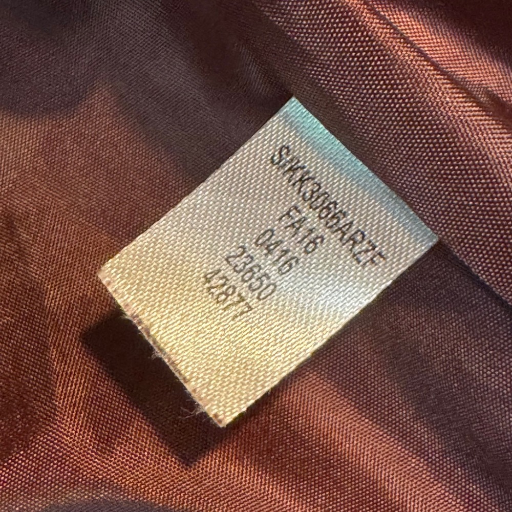 American Rag Cie Burgundy Faux Suede Moto Jacket Womens Size M S/KK3066ARZF - Picture 4 of 6